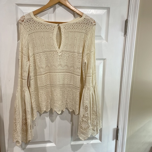 SOLD Free People Once Upon a Time Crochet Top - Picture 4 of 7